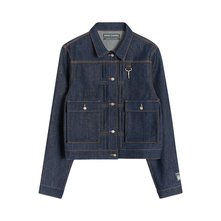 Reese Cooper Raw Denim Trucker Jacket "Raw Indigo"