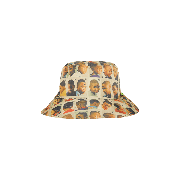 Supervsn Barbershop Bucket Hat "Cream/Multicolor"