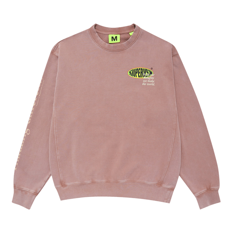 Supervsn Mountain Top Crewneck "Mauve"