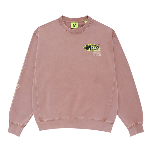 Supervsn Mountain Top Crewneck "Mauve"