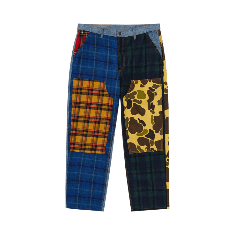 Supervsn Patchwork Work Pant "Multicolor"
