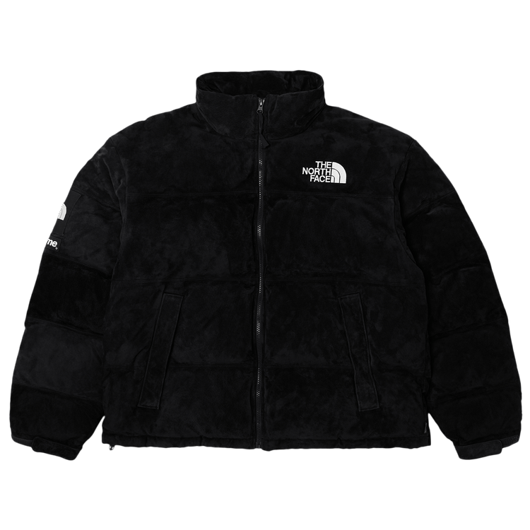 Supreme x The North Face Suede Nuptse Jacket "Black"