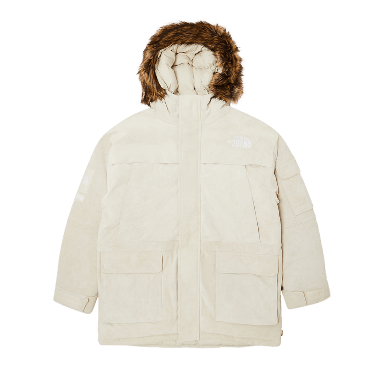 Supreme x The North Face Suede 600-Fill Down Parka "Stone"