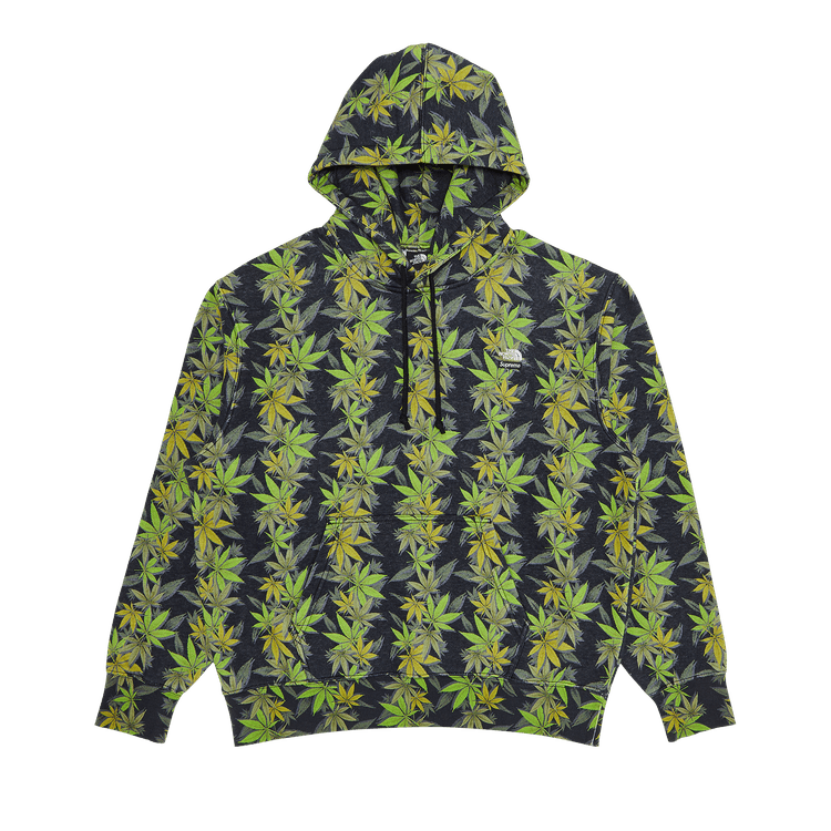 Supreme x The North Face Leaf Hooded Sweatshirt "Black"