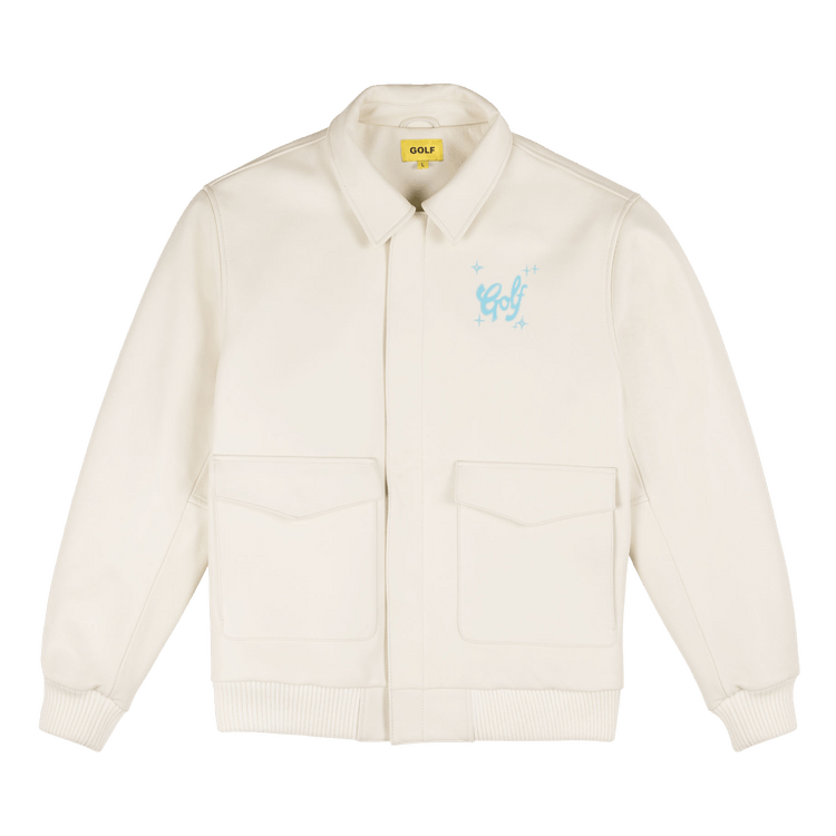 GOLF WANG Airbrush Heart Bomber Jacket "Ivory"
