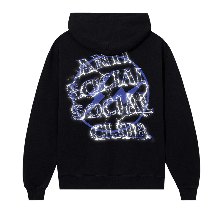 Anti Social Social Club x Fragment Design Bolt Hoodie "Black/Navy"