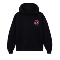 Anti Social Social Club x Fragment Design Half Tone Logo Hoodie "Black/Pink"