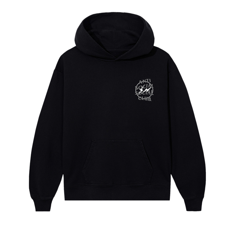 Anti Social Social Club x Fragment Design Half Tone Logo Hoodie "Black/Grey"