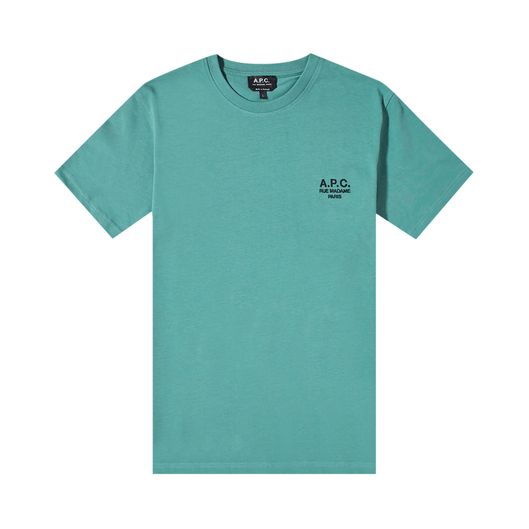 A.P.C. New Raymond T-Shirt "Grey/Green"