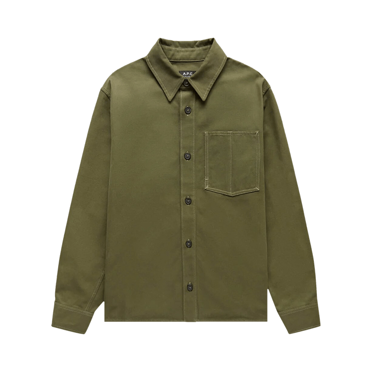 A.P.C. Theodore Canvas Overshirt "Khaki"