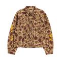 Kapital Herringbone Happy Peek-A-Boo Camo 1st Jacket "Beige/Khaki"