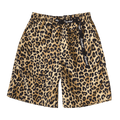 Kapital Fast-Dry Taffeta Leopard Easy Shorts "Brown"