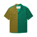Andersson Bell Forest Half Knit Shirt "Green"