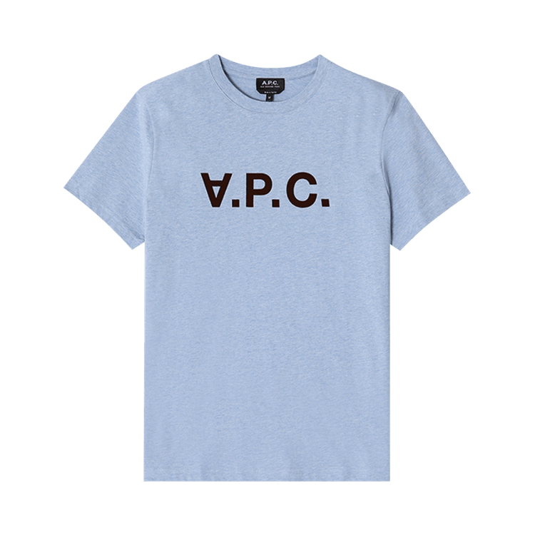 A.P.C. VPC Color H T-Shirt "Washed Indigo"