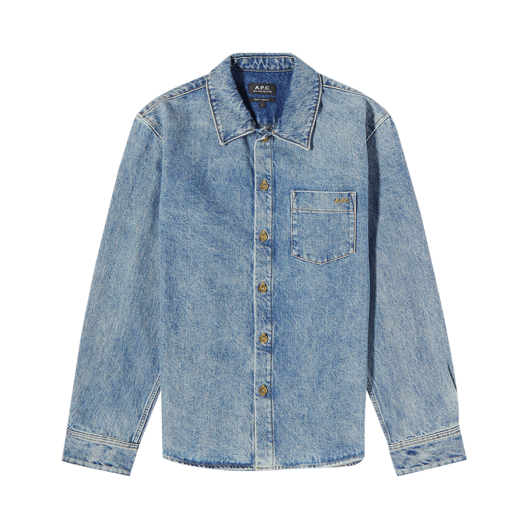 A.P.C. Vittorio Denim Shirt "Light Blue"