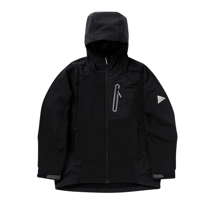 And Wander Stretch Shell Jacket "Black"