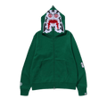 BAPE Tiger Full Zip Hoodie "Green"