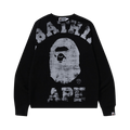 BAPE Big College Crewneck "Black"