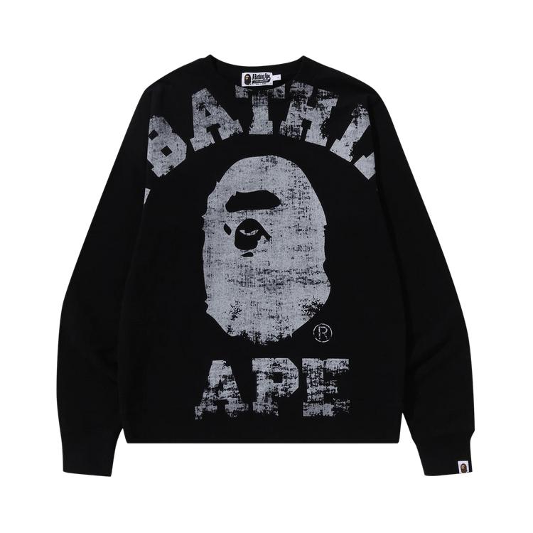 BAPE Big College Crewneck "Black"