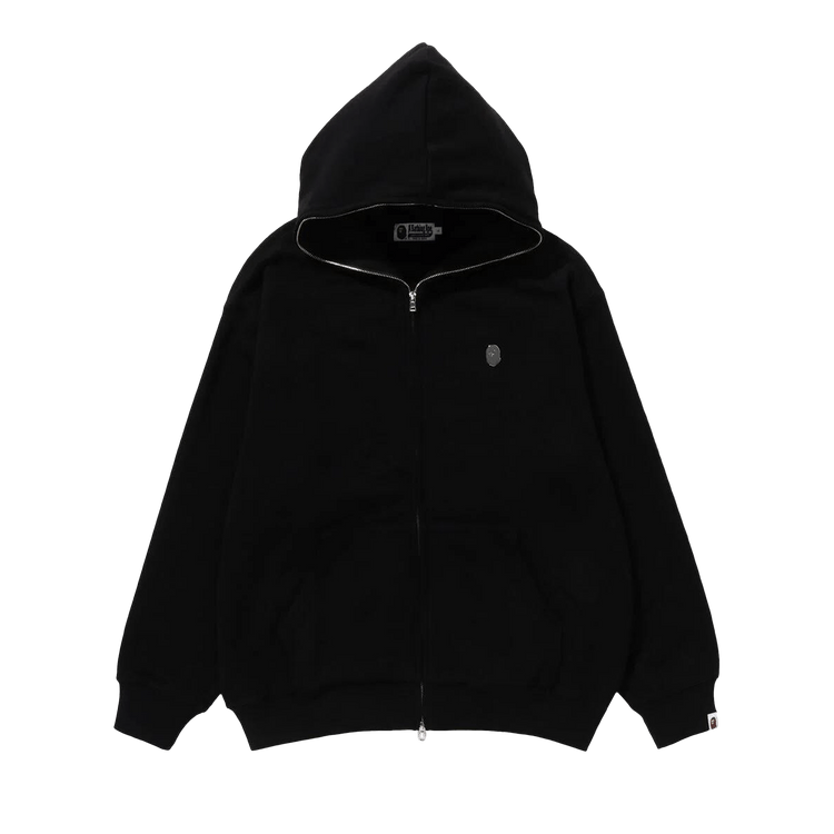 BAPE Metal One Point Full Zip Hoodie "Black"