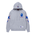 BAPE x Russell Pullover Hoodie "Grey"