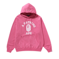 BAPE College Overdye Pullover Hoodie "Pink"
