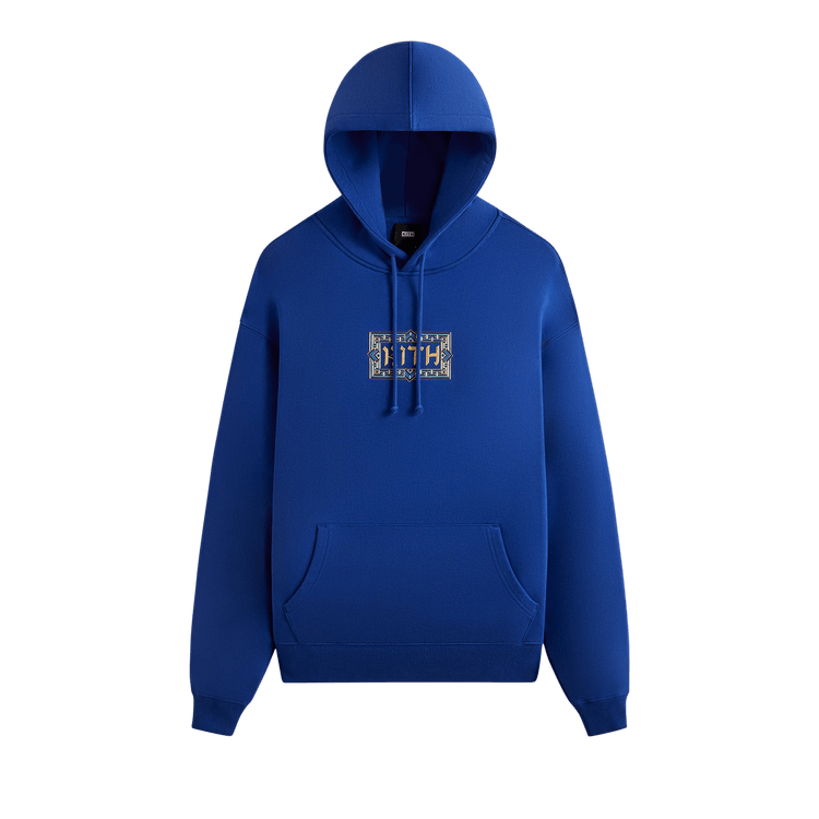 Kith Treats Hanukkah Hebrew Logo Williams III Hoodie "Current"