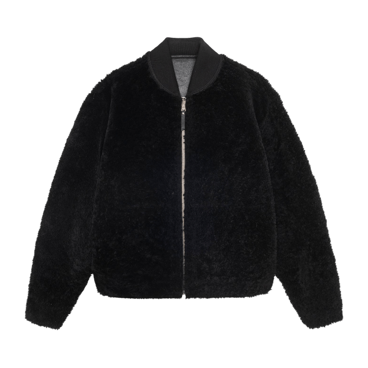 Stussy Shearling Reversible Bomber "Black"