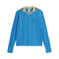 adidas x Wales Bonner Knit Long-Sleeve Football Tee "Lucky Blue"