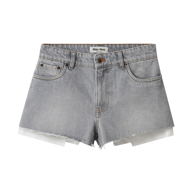 Miu Miu Denim Pants "Grey"