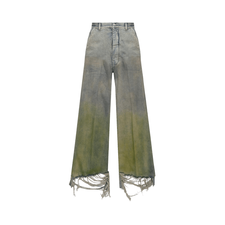 Rick Owens Tailored Belas Jeans "Pearl/Acid Degrade"