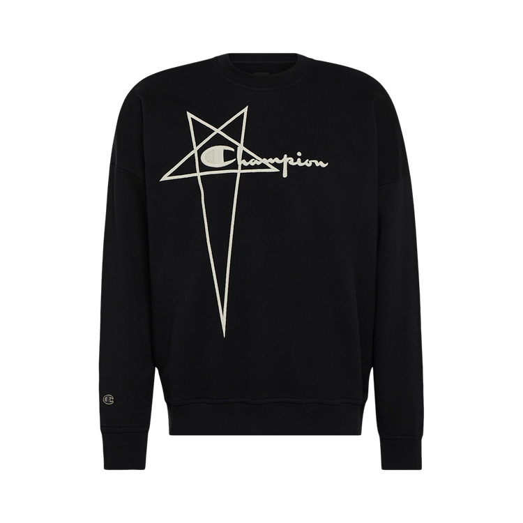 Rick Owens x Champion Pullover Sweat "Black"