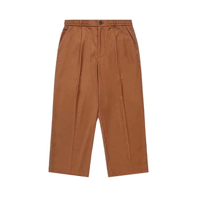 Awake NY Elasticated Woven Pants "Brown"