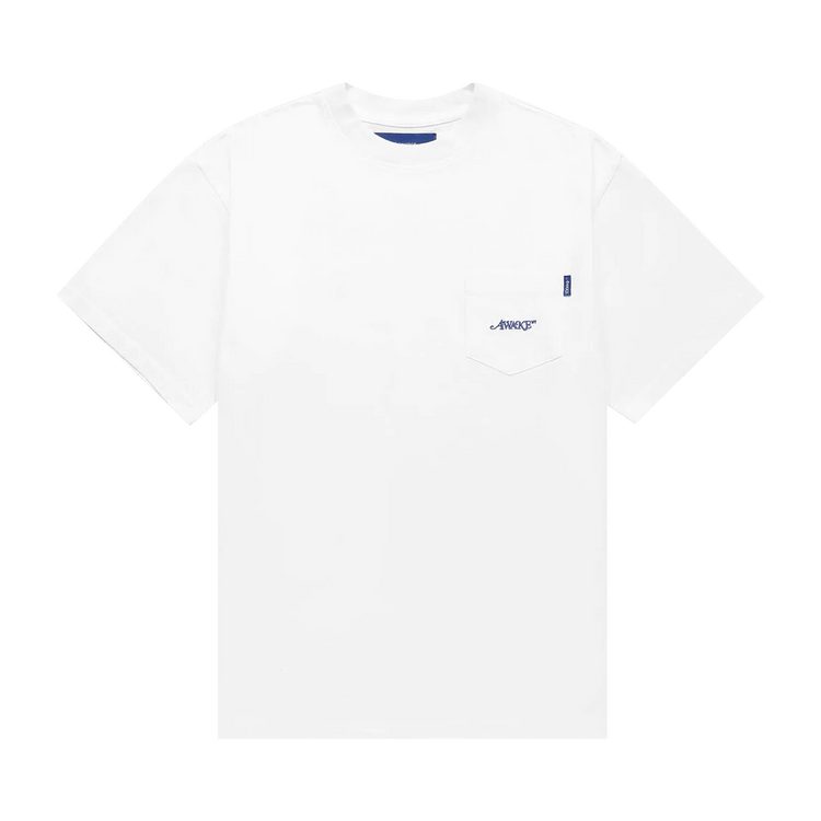 Awake NY Classic Embroidered Logo Pocket T-Shirt "White"