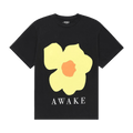 Awake NY Floral Printed T-Shirt "Charcoal"