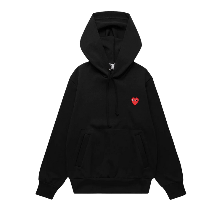 Comme des Garçons PLAY Hooded Sweatshirt "Black"