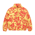 ERL Printed Woven Quilted Puffer Coat "Tropical Flowers"