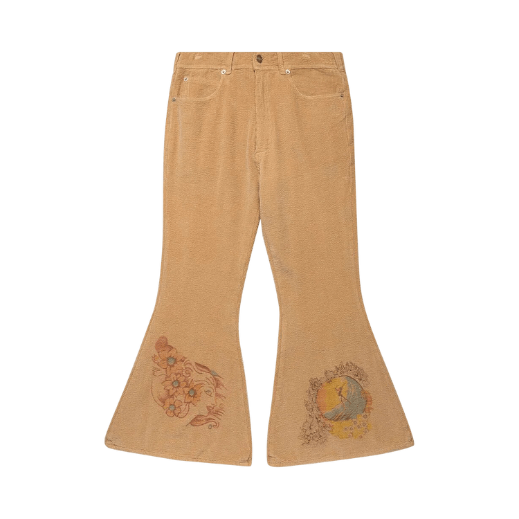 ERL Corduroy Flared Pants "Beige"