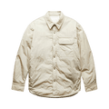 Helmut Lang Quilted Shirt Jacket "Stone"