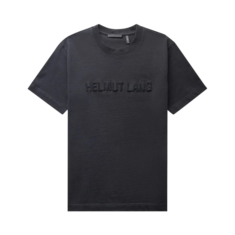 Helmut Lang Flocked T-Shirt "Black"