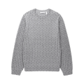 Helmut Lang All Over Logo Sweater "Cinder"