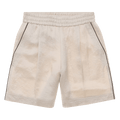 Helmut Lang Crinkle PJ Short "Ivory"