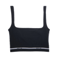 Helmut Lang Logo Bra Top "Black"