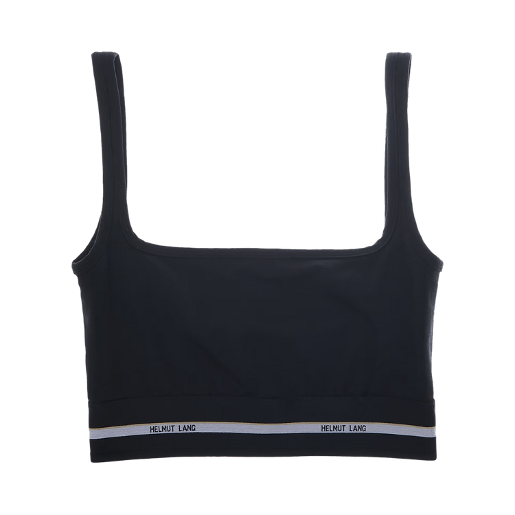 Helmut Lang Logo Bra Top "Black"