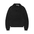 Helmut Lang Cotton Polo Sweater "Black"