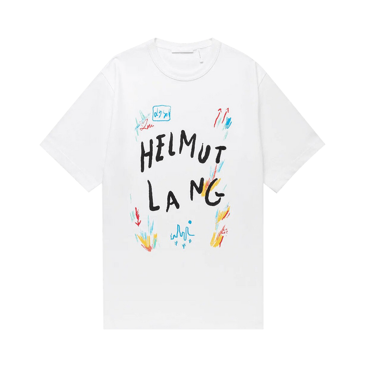 Helmut Lang Scribbled Capsule T-Shirt "White"