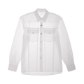 Helmut Lang Poplin Trucker Shirt "White"