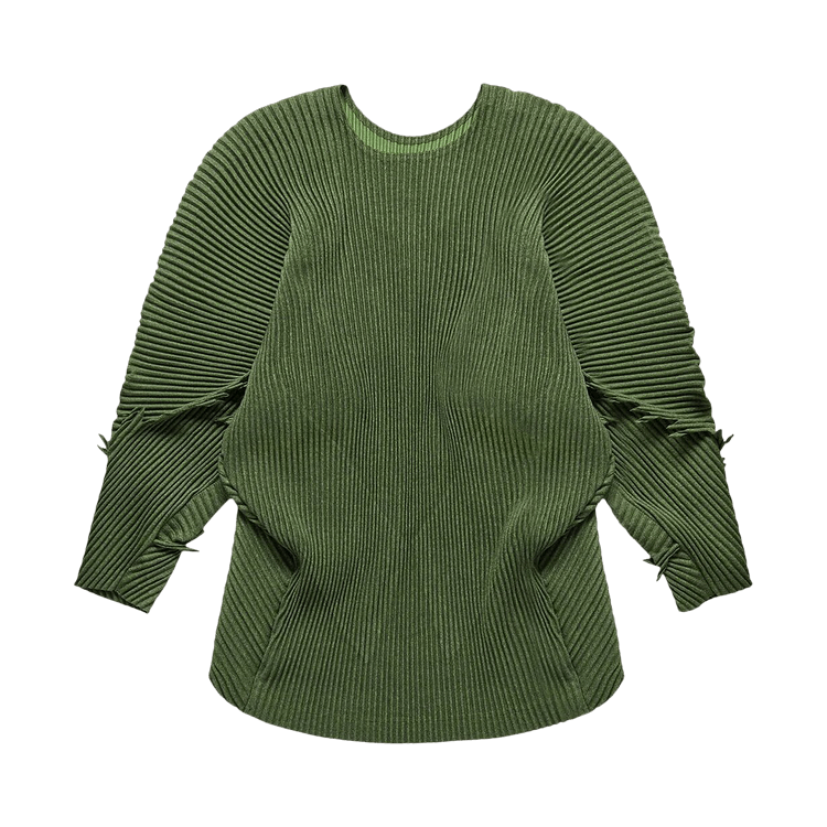 Homme Plissé Issey Miyake Serrate Shirt "Green"