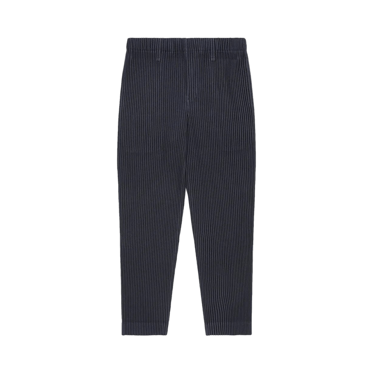 Homme Plissé Issey Miyake Basics Tapered Trousers "Navy"