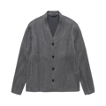 Homme Plissé Issey Miyake Leno Stripe Jacket "Grey"